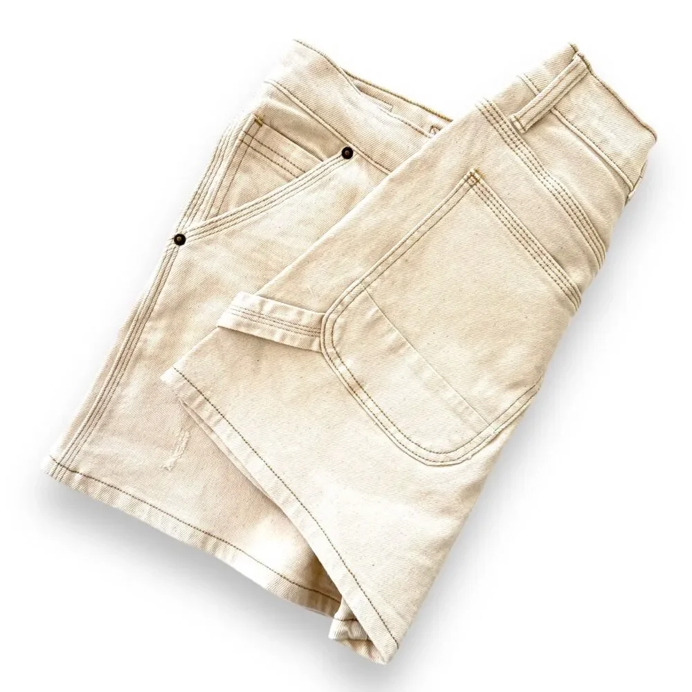 UnionBay Eli Carpenter Shorts Retro Dropcloth Color Distressed Jrs Sz 9‎ NWT